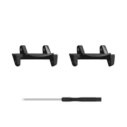 Universal Smartwatch Metal Connector with Tool for Screw Rod Watch Strap Adapter (For T Rex3 - Black)
