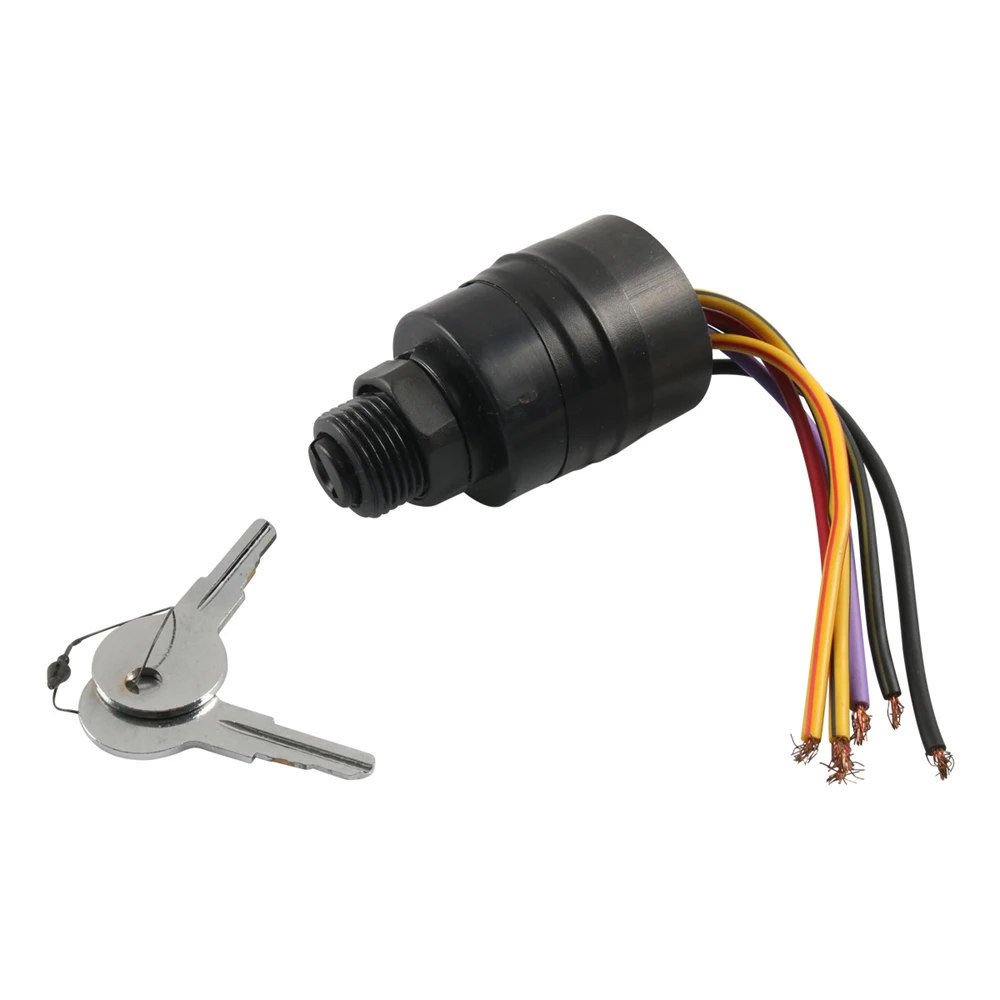 

For Mercury Push to Choke Ignition Switch With Key OEM 87-88107A5 Potted Wires