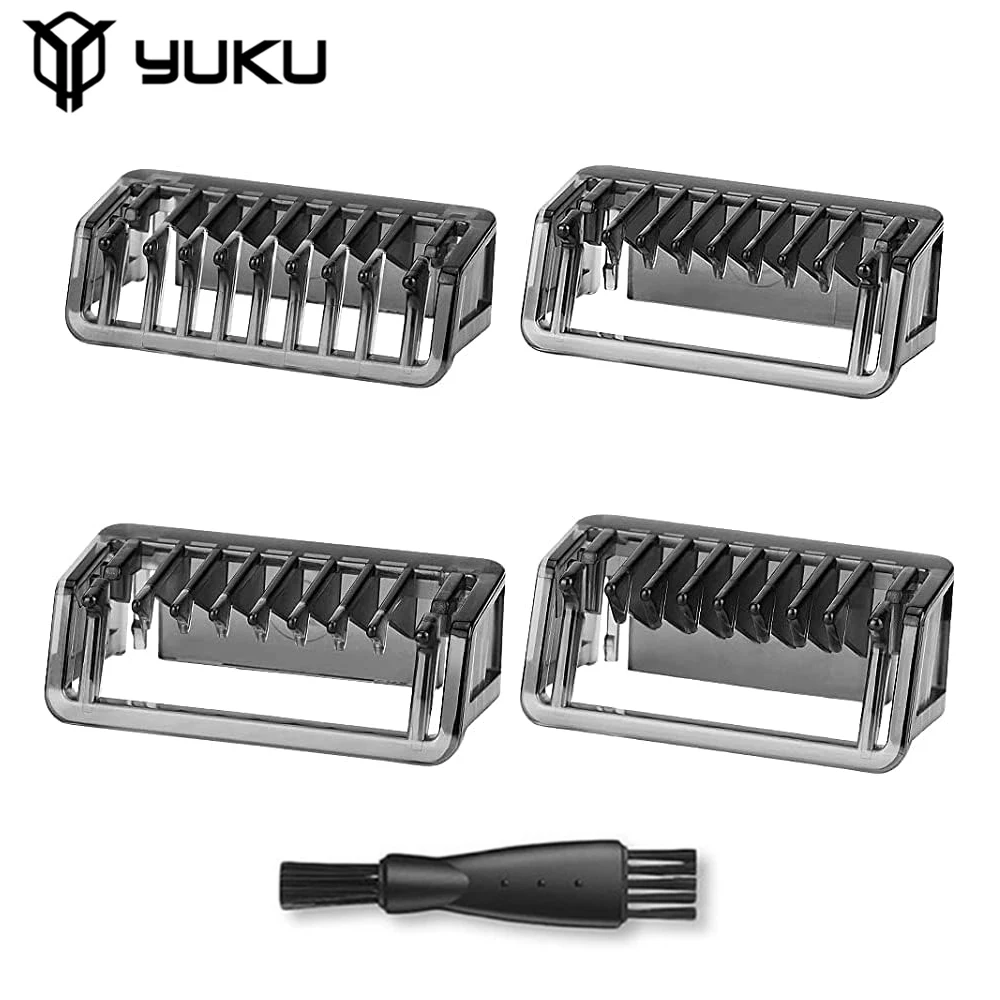 

YUKU Guide Comb Guards for Philips One Blade QP2520 QP2530 QP2620 QP2630 QP6510 QP6520 Face Hair Clippers Beard Trimmer Shaver