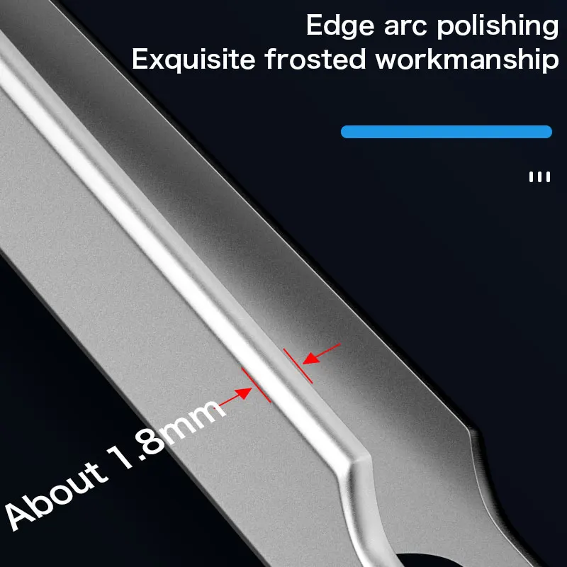 스테인레스 스틸 곡선 뾰족한 핀셋, 정전기 방지, 확장 클립, 두꺼워지고 미끄럼 방지 전자 전화 수리 도구