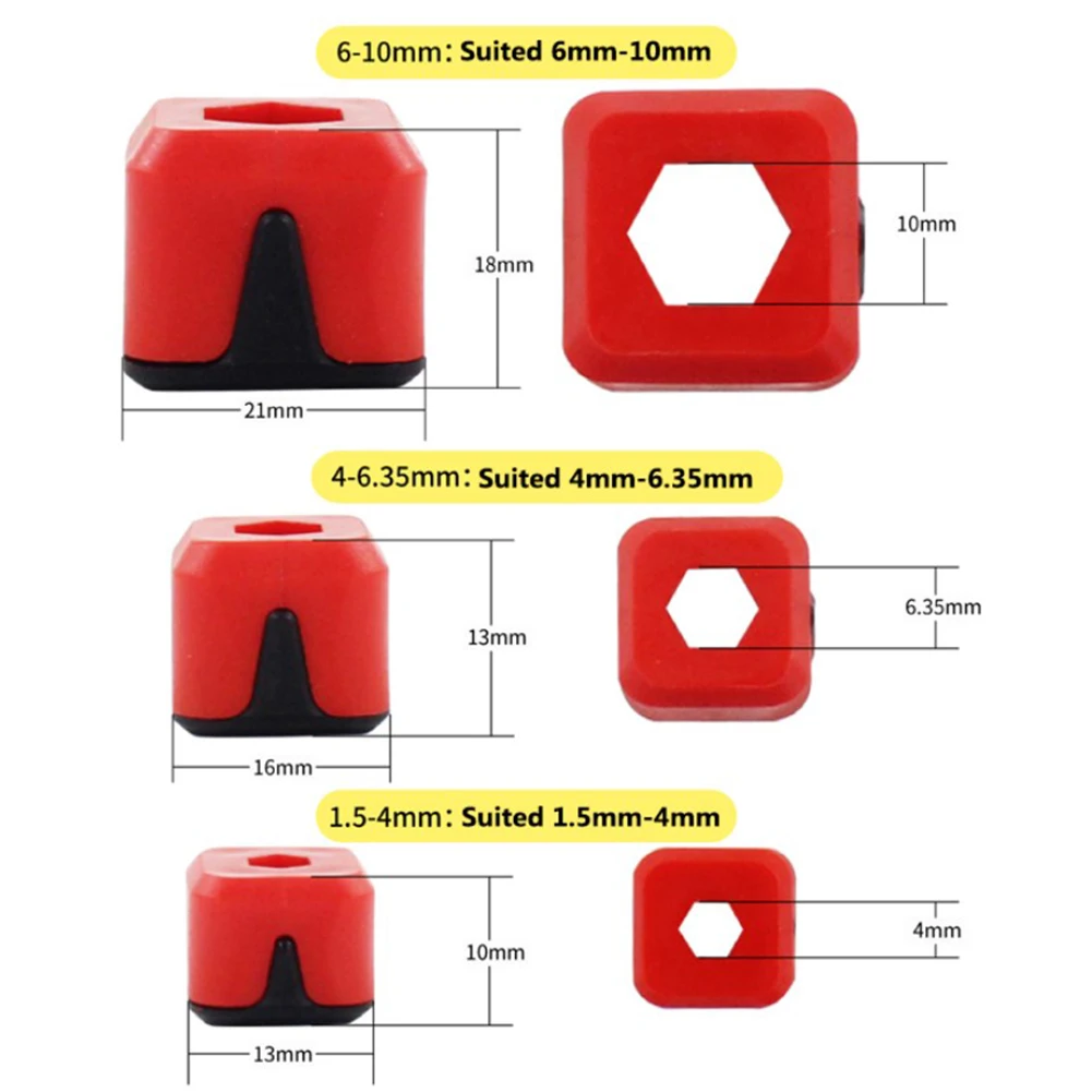 1 pz cacciavite magnetizzatore Bit cacciavite anello magnetico supporto fisso lunghezza 40mm 1.57 pollici utensili manuali accessori di alta qualità