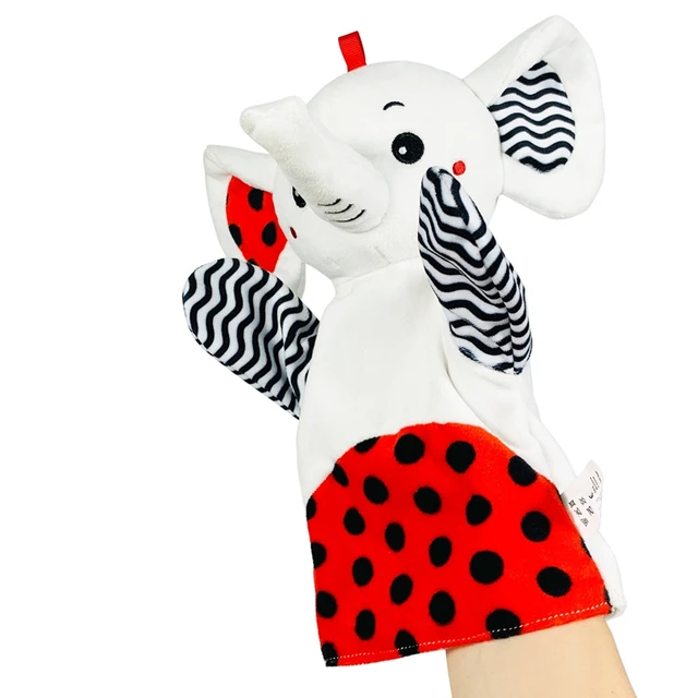 Cute Animal Soft Hand Puppet for Newborns Montessori Interactive Dolls Toys for Toddlers Hand Puppets Educational Toys for Kids 2