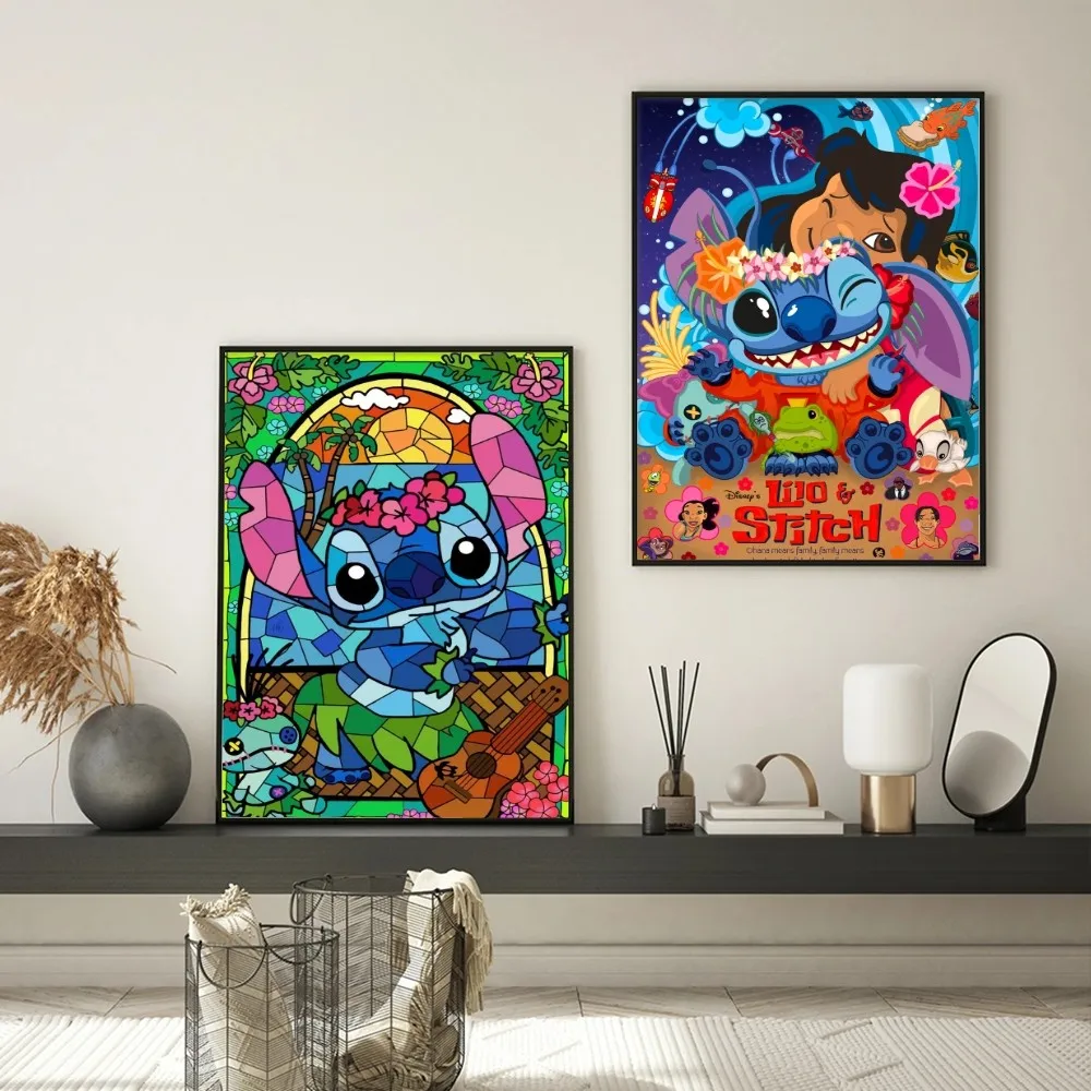 Lilo and Stitch Wall Decor Poster Prints, Set of 5 FRAMELESS 8x10 inc, Lilo  and Stitch Poster, Lilo and Stitch Wall Art, Poster for Girls Room