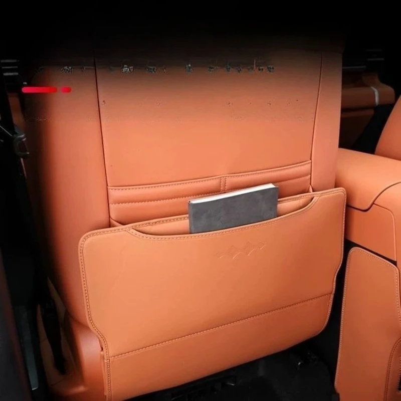 BYD 레오파드 7 타이 7 T7 2025 2026 가죽 어린이 발차기 방지 패드 자동차 방수 시트 보호 커버 머드 인테리어 액세서리