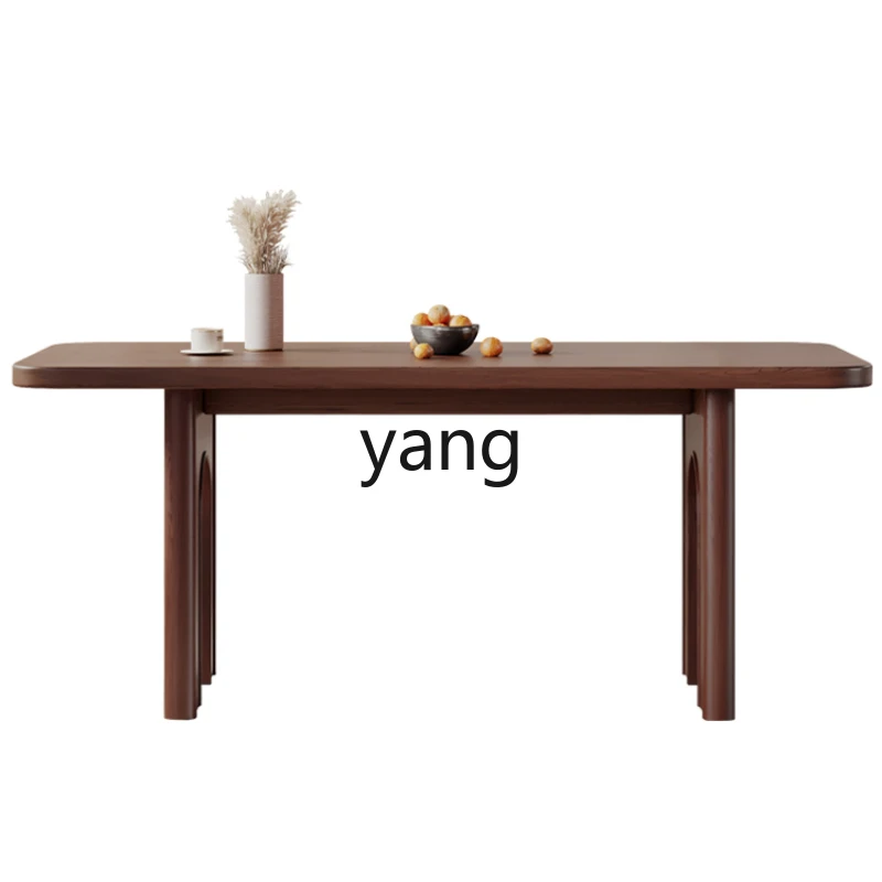 

Yjq Solid Wood Dining Table and Chair, Antique Style, Retro Internet Hot Small Apartment Furniture