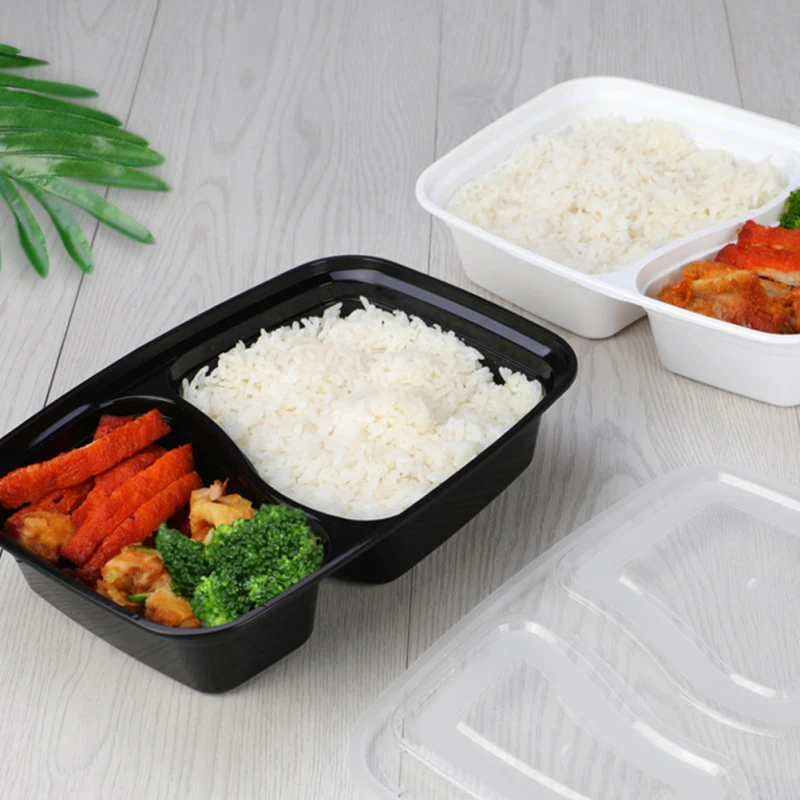 800ml Reusable Meal Prep Containers Rectangular Lunch Containers Microwavable Safe-Stackable Food Storage Trays food storage containers