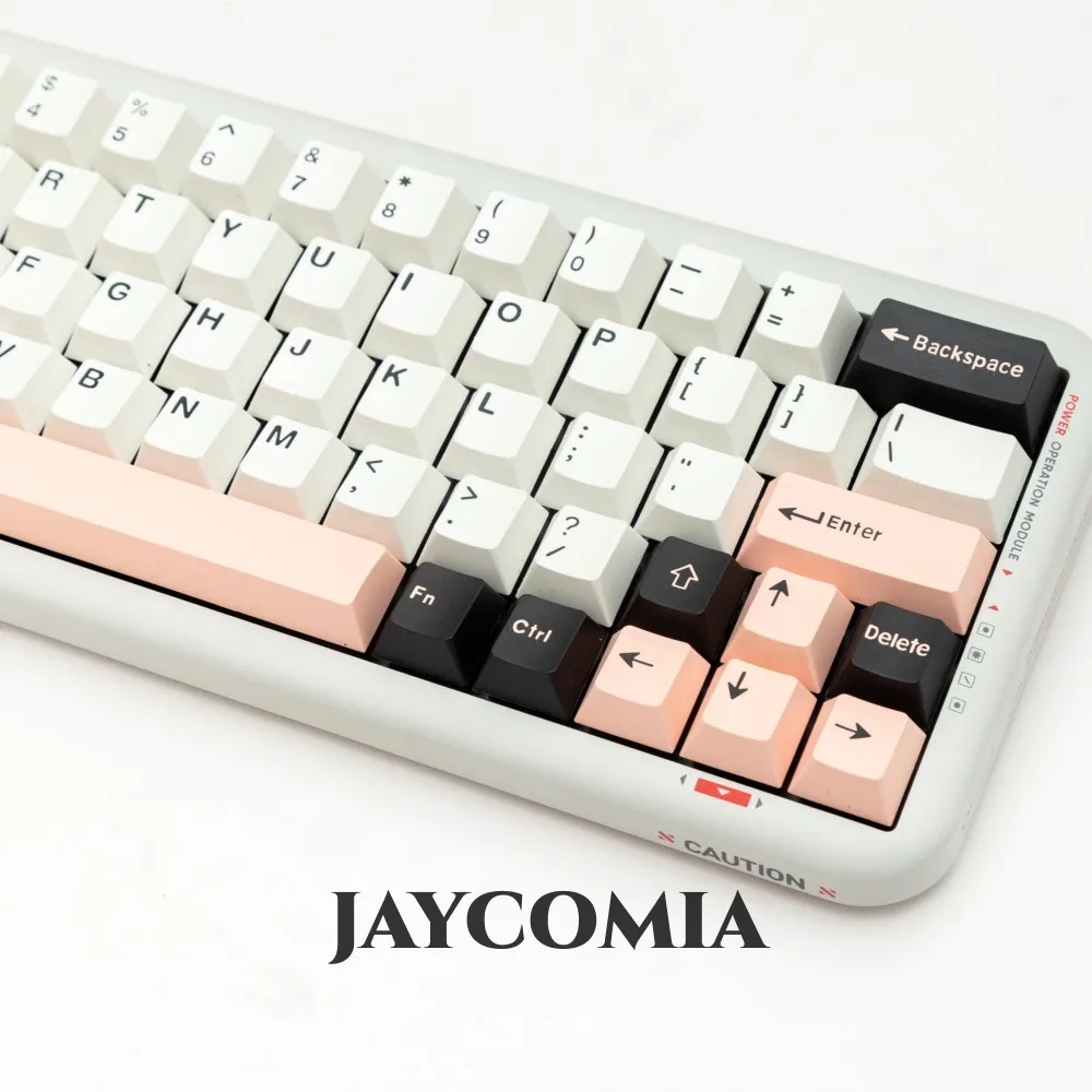 Gmk Olivia-teclado Mecânico para Jogos Pbt Tiro Duplo Perfil Cereja Preto Branco Conjunto de 61 Teclas Interruptores mx 173 Teclas Alice - Imagem 3