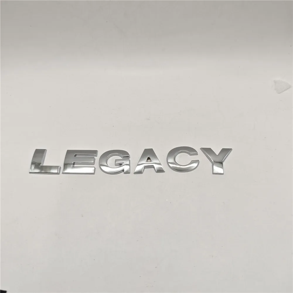 Subaru LEGACY 용 뒷 트렁크 데칼 엠블럼 배지 자동차 문자 스티커 데칼 스타일링
