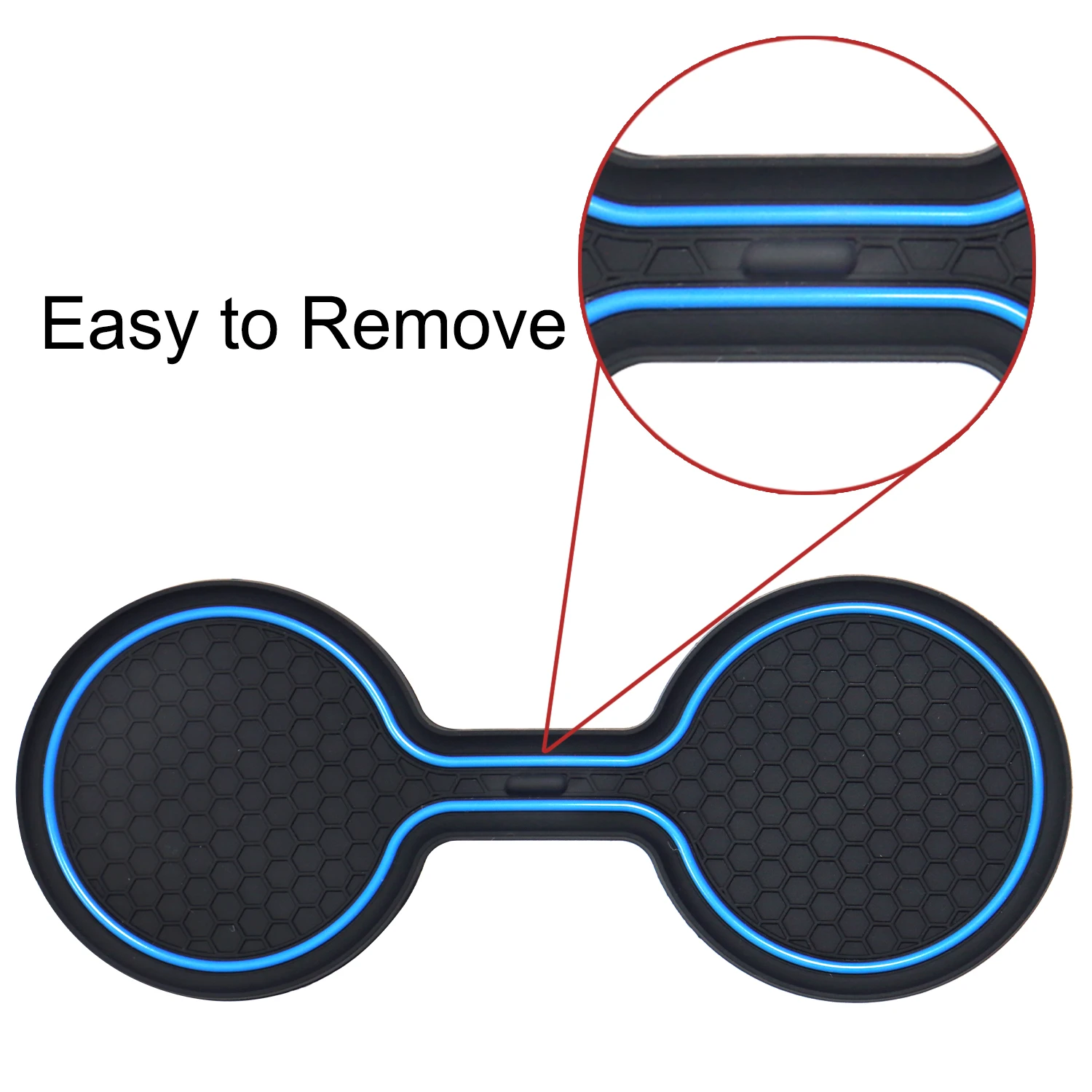 Waterproof Anti-Slip Car Cup Holder Insert Coaster Pads - Durable Interior Accessories