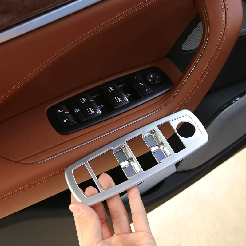 Abs Chrome Window Lift Button Trim Cover Per Maserati Ghibli 2014-2017 Levante 2016 2017 Quattroporte 2013-2017