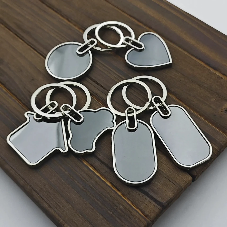 Custom Engraving Logo Name Metal Keychain Personalized