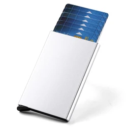 Luxury RFID - Blocking Slim Wallet (Silver)