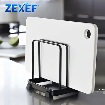 Home Vertical Drawer Plate Clearance Rack Kitchen Storage Cabinets Organizer Furniture Cutting Board Stainless Steel Adjustable 1