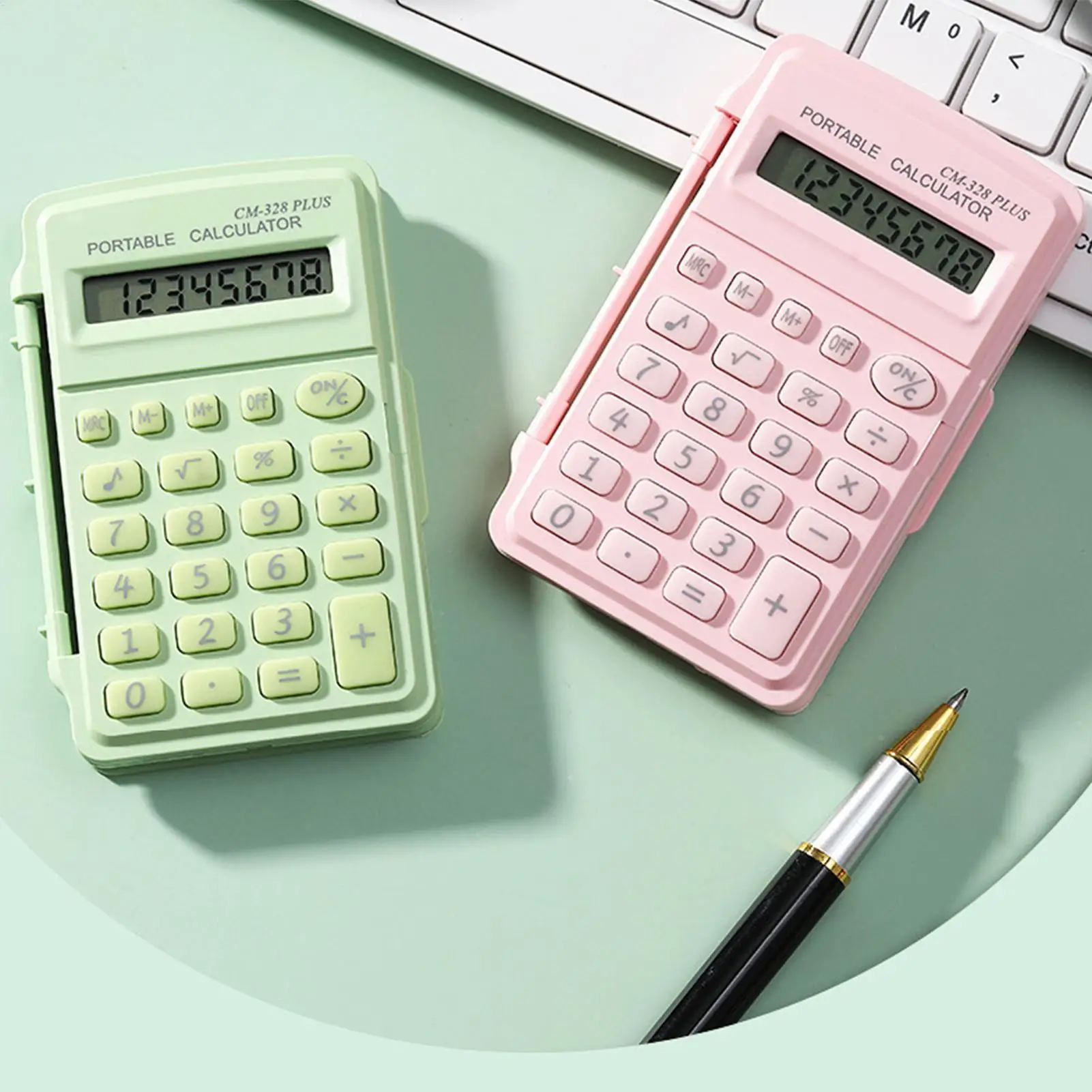 Scientific Calculator with LCD Notepad Small Cute Silent Portable Calculator Back To School Supplies Students Calculation tools - 5