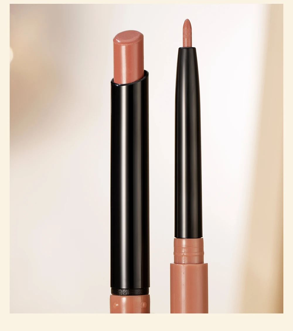 Langhaftendes Lippenstift- Und Lipliner-set In Nude Und Rot_voghion.com