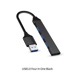 High - Speed 4 - Port USB 3.0 Hub with Type - C Splitter (USB 3.0  2.0)