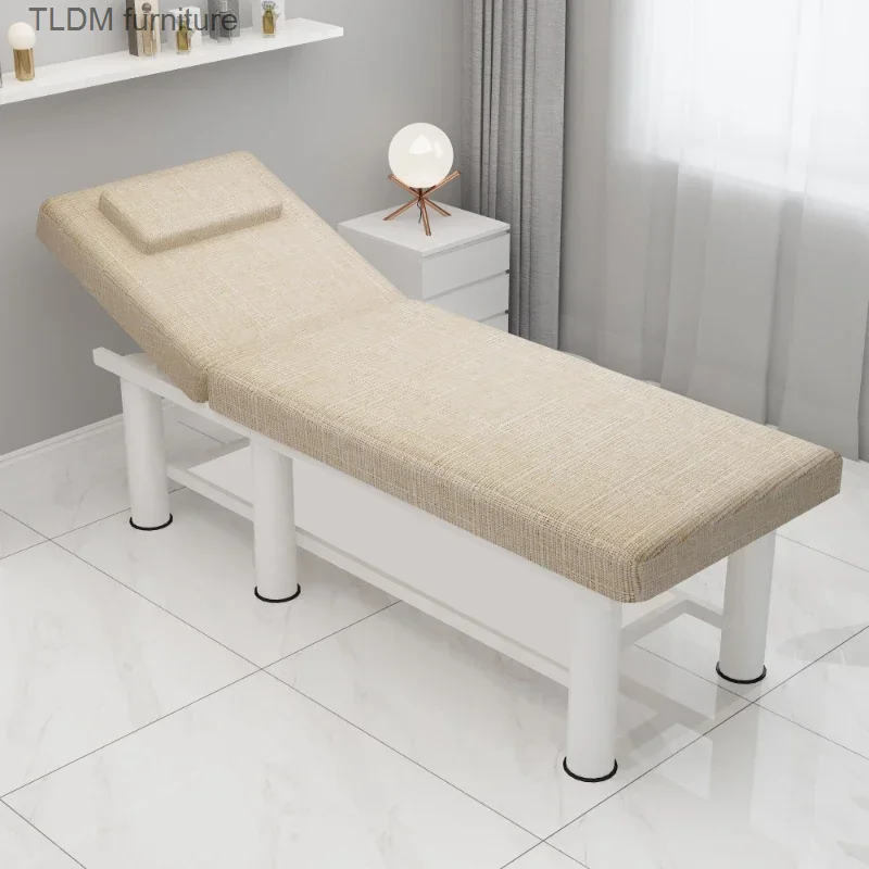 

Комфортная массажная кровать для сна, физиотерапевтическая медицинская складная Массажная кровать для ногтей, Lettino Estetista, коммерческая мебель RR50MB