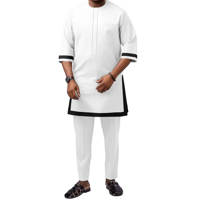 Seyi Long Sleeve Dashiki Outfit