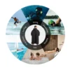 Hiturbo Short Sleeve Hooded Waterproof Cape Changing Cape Windproof Quick Dry Swimming Surfing Climbing Warm Quick Dry Cape 6