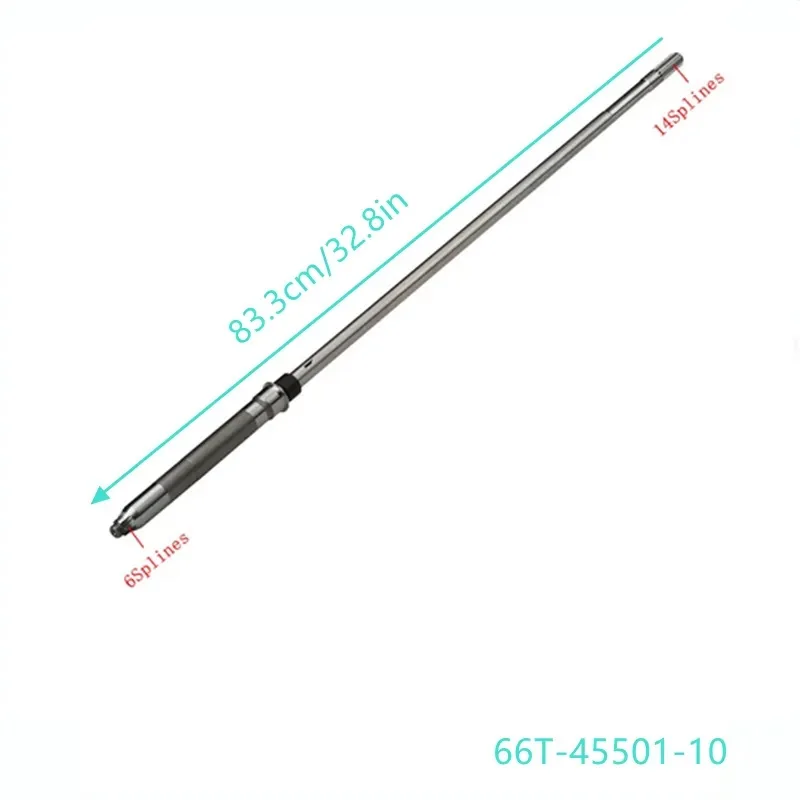 

66T-45501-10 Driver Shaft (Long) For Yamaha Parsun Powertec Hidea 40HP 40X Outboard Engine,Boat Motor HDX Parts 66T-45501 T40FWS