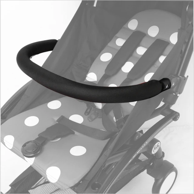 Accoudoir Universel Pour Poussette Bébé | Pare-chocs Réglable Et Confortable - Noir