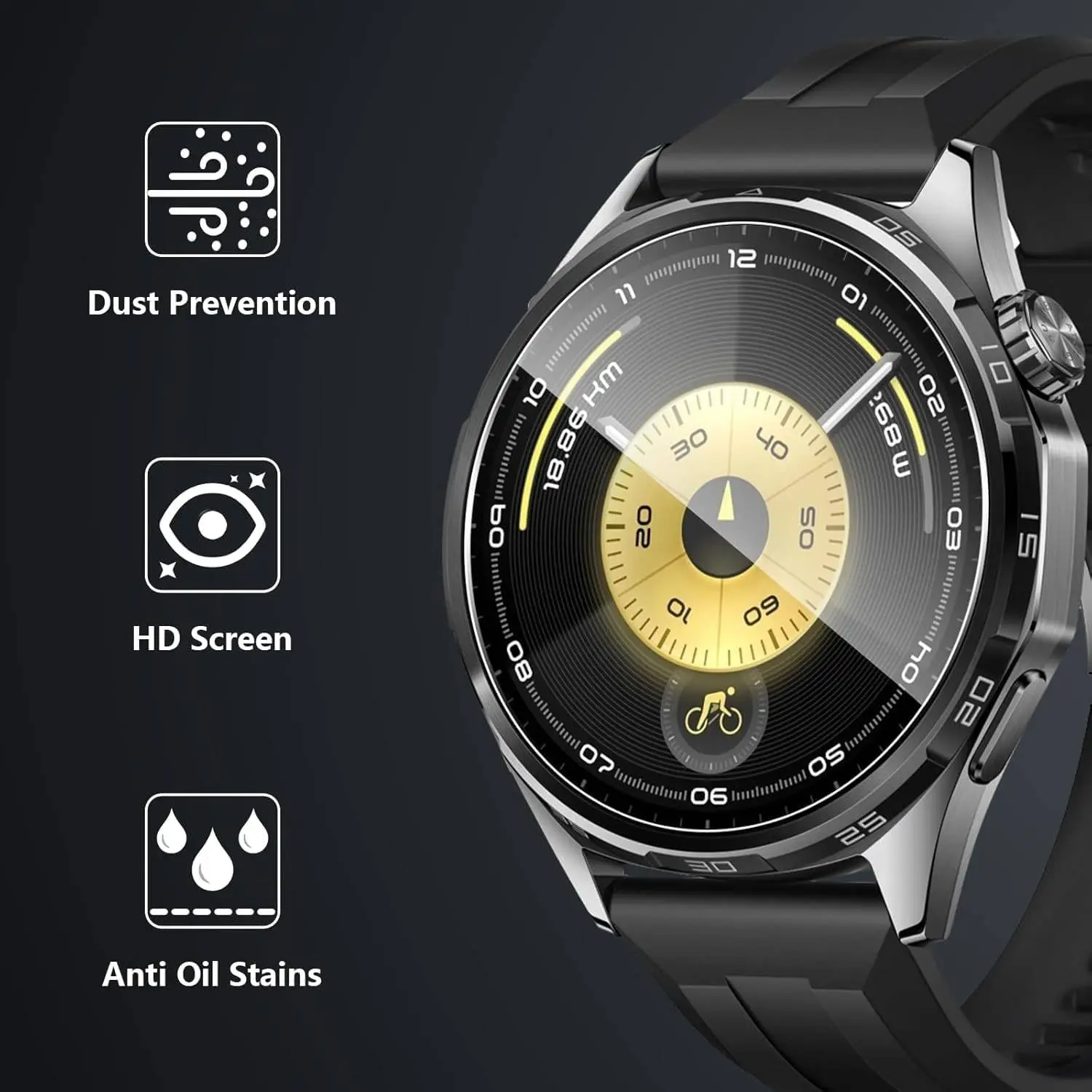 Tempered Glass Screen Protector with Auto-Alignment and Easy Installation Kit