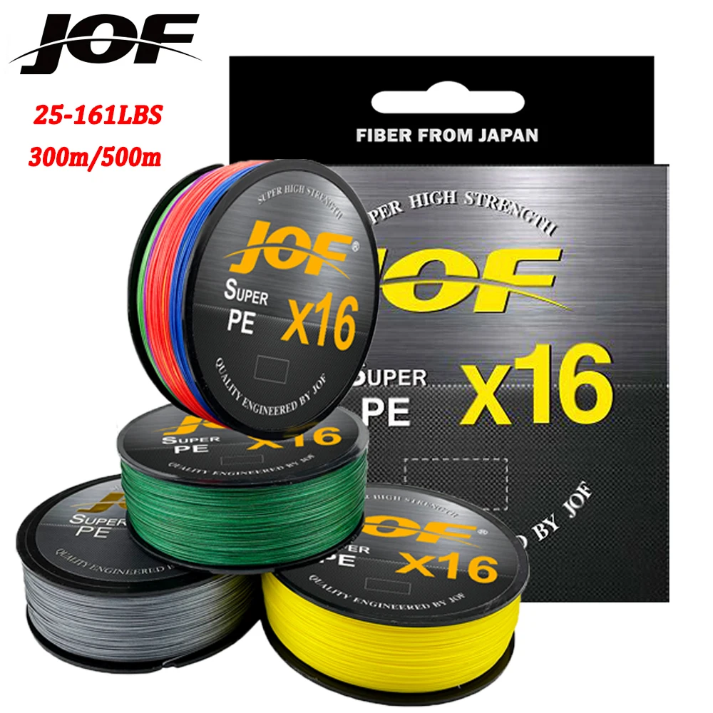 16 Strands Braided Fishing Line 300M 500M 25-161LB Carp Fishing Supplies 16X Multifilament Pe Line For All Water fishing line,fishing tackle