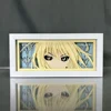 Paper Cut Light Box Saber Fate Stay Night Anime Led Light for Bedroom Decoration Desk Lightbox Birthday Gift Manga Table Lamps 3