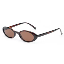 Women's Retro Oval Sunglasses - Luxury Designer Fashion Eyewear (As Picture)