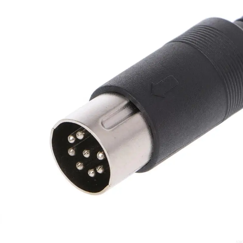 Universal Male DIN Plug Socket Connector for Chassis Cable Mounting (Multi-Pin Options)