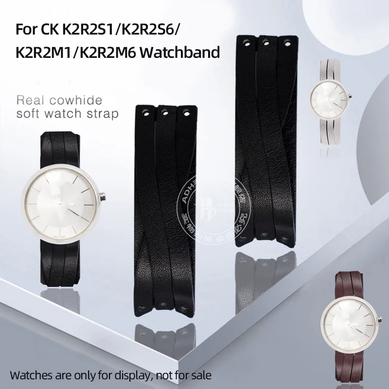 

Ремешок кожаный для женских часов K2R2S1 K2R2S6 K2R2M1 K2R2M6, специальный браслет для часов, аксессуары для дугового интерфейса, 20 мм