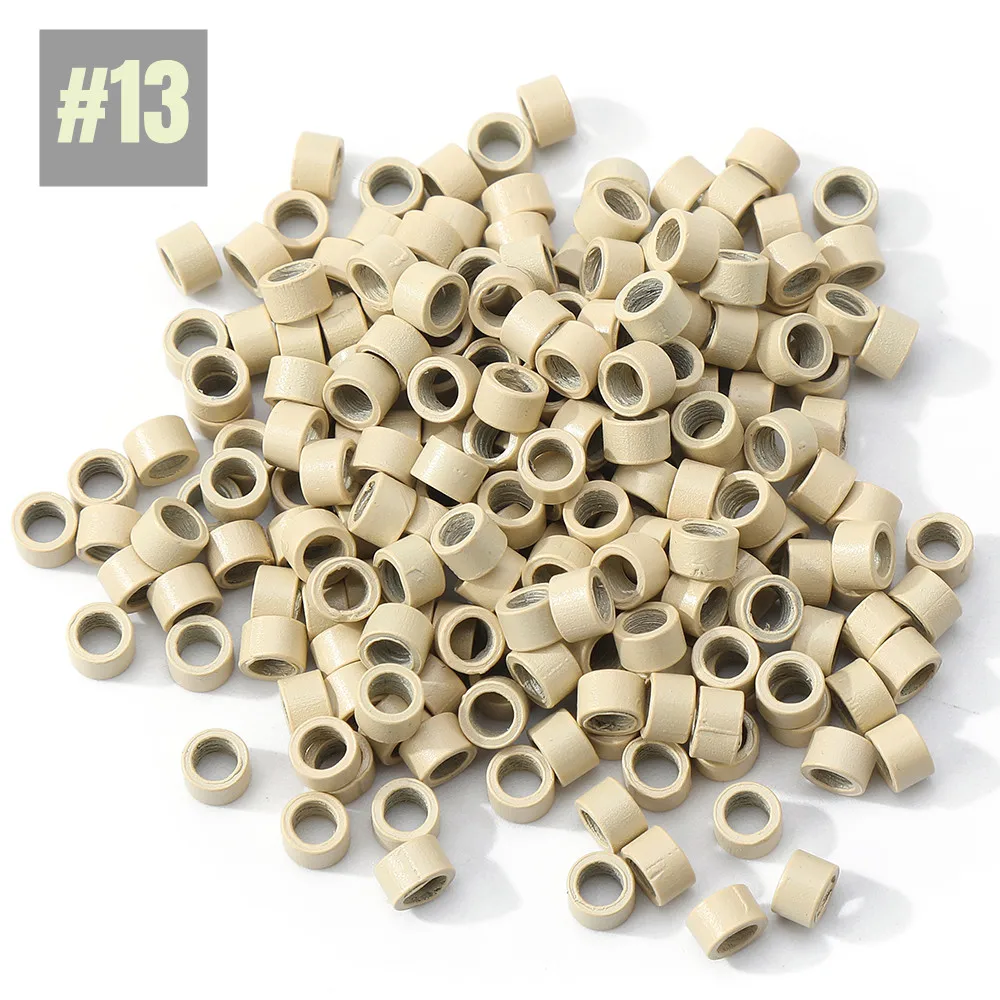 1000Pcs 4mm Screw thread rings Links Beads for I Tip Hair Extension Tools 6 Colors Optional