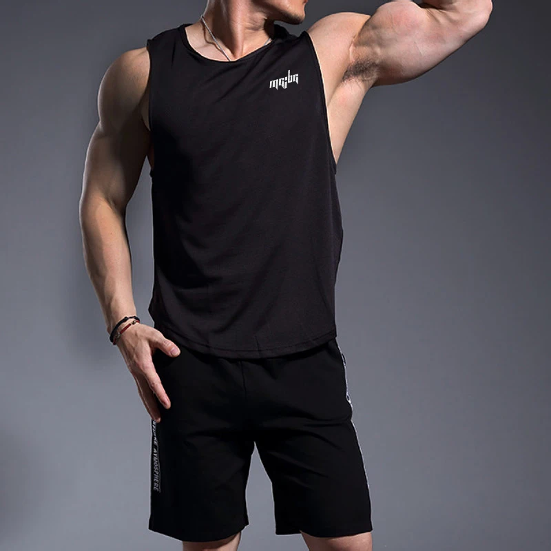 Men Breathable Tank Tops Mesh Quick Dry Sleeveless Gym Muscle Vest Male Workout Fitness Basketball Top Summer Fashion LooseTees images - 6