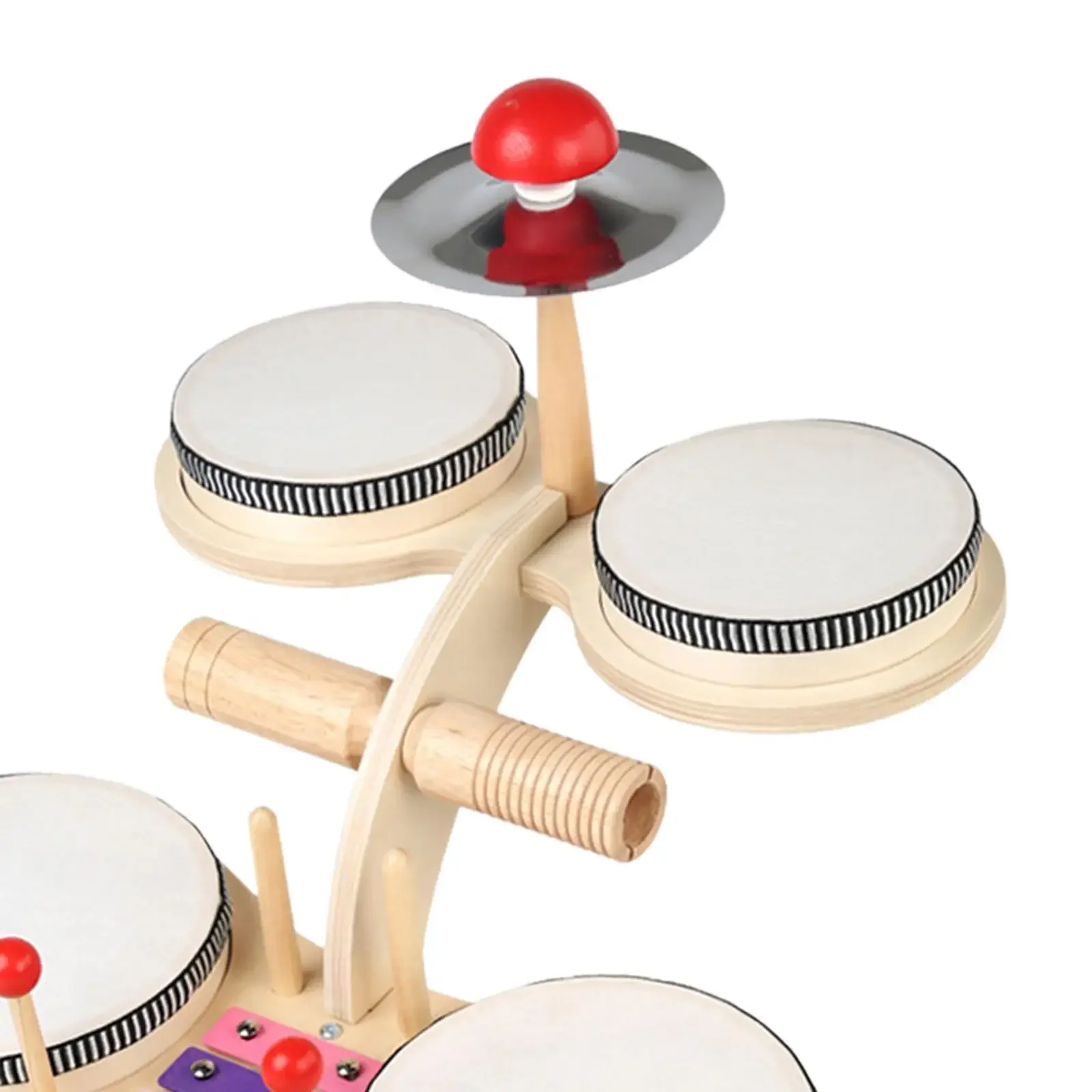 Kids Drum Set Baby Musical Toys Developmental Toddlers Toy Motor Skill Montessori Instruments Toys Set Educational