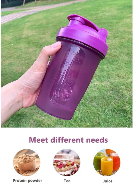 1PC, Shaker Bottle with Shaker Balls Leak Proof Drink Shaker