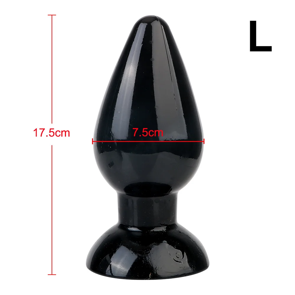 IKOKY Grouss Perlen Prostata Massager Anal Plug Riseg Gréisst Anus Stimulator Anus Plugs Erotesch Spillsaachen Fir Männer Fraen Sex Shop_voghion.com