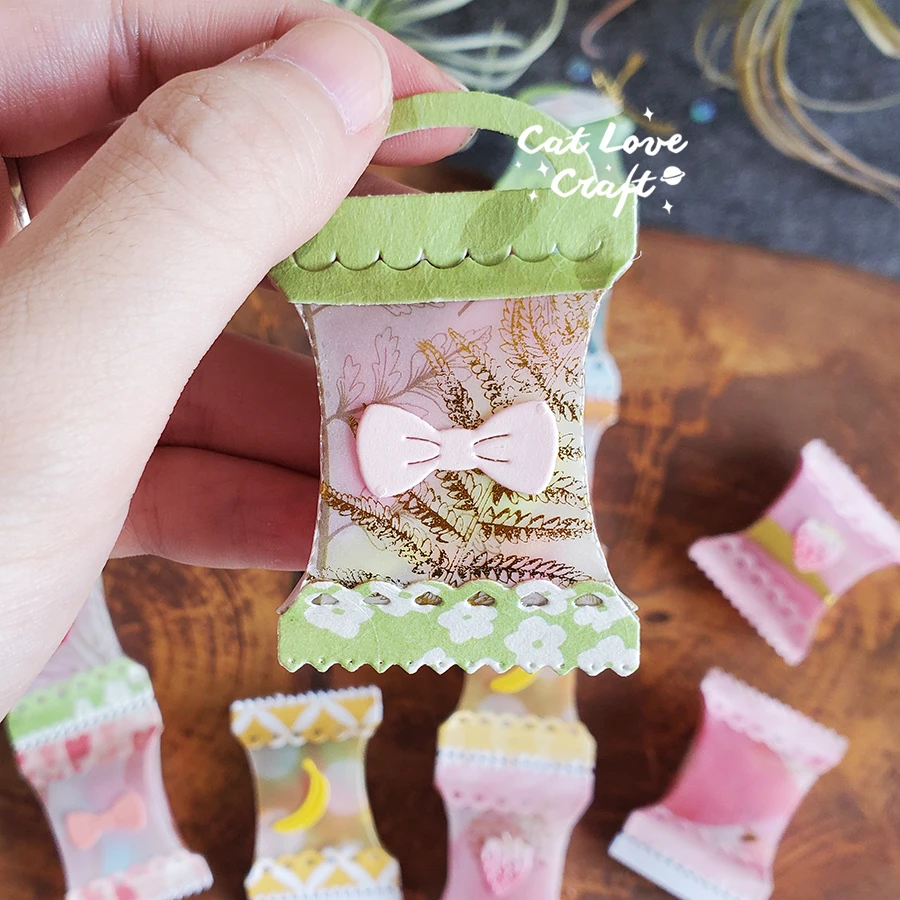 Stencil In Metallo Per Progetti Creativi Fai Da Te, Con Goffratura, Per Album Di Ritagli, Biglietti Di Carta, Arte, Artigianato Christmas Tree 2 - Foto 4