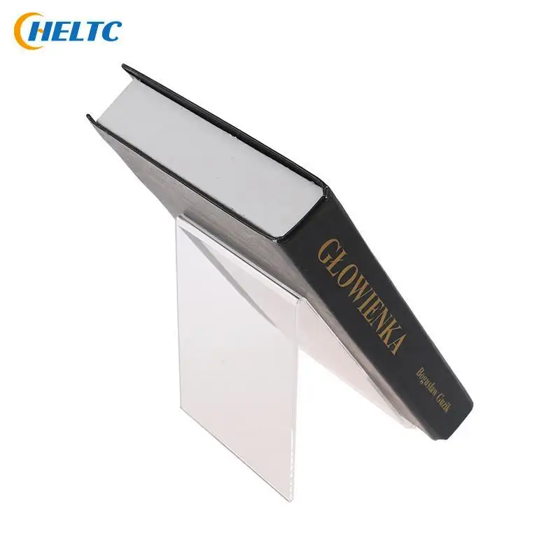 

1pc Durable, Open Design, Wide Application, L Shaped Acrylic Book Display Stand Photo Frame Brochure Artwork Holder OrganizerHot