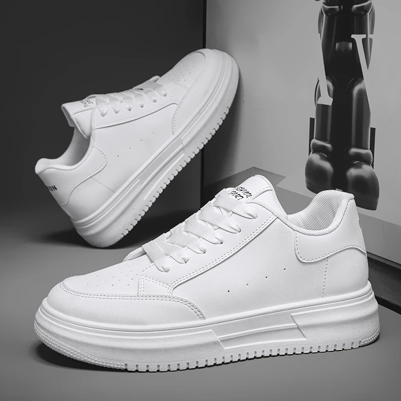Men's shoes 2025 spring and autumn new student small white shoes Korean version of casual board shoes trend sports shoes 4