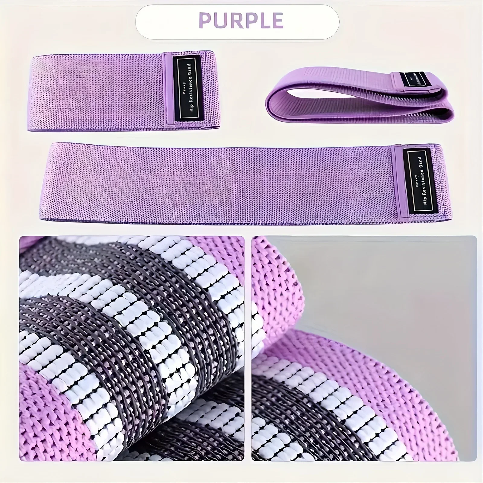 Elastic Hip Circle Resistance Bands-High Quality Latex, Tightly Woven for Home Exercises-Available in Three Colors
