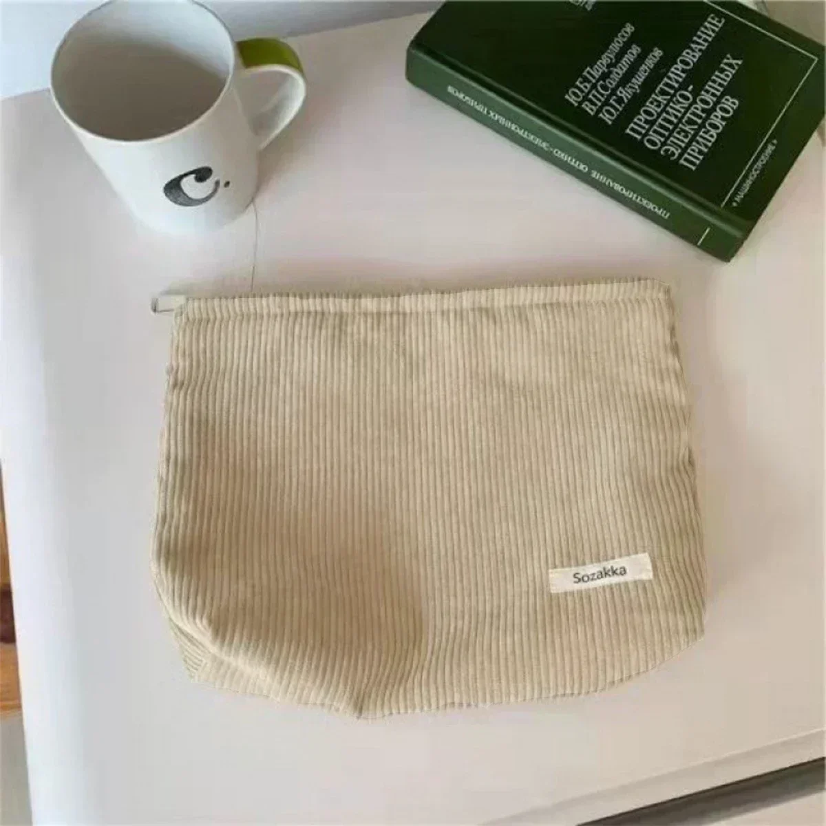 Fashion Women Cosmetic Bag Large Purse Zipper Pouch
