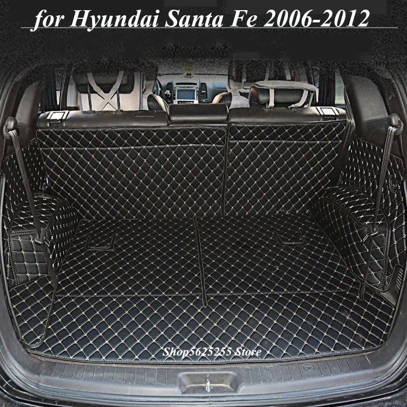 

Good Quality Special Trunk Mats for Hyundai Santa Fe CM 2012 2011 2010 2007 Accessories Waterproof Boot Carpets Cargo Liner