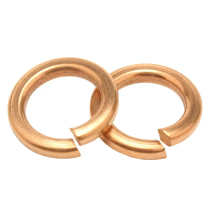 

Copper spring washer M3M4M5M6M8M10M12M16 bronze spring washer copper opening washer spring washer screw washer