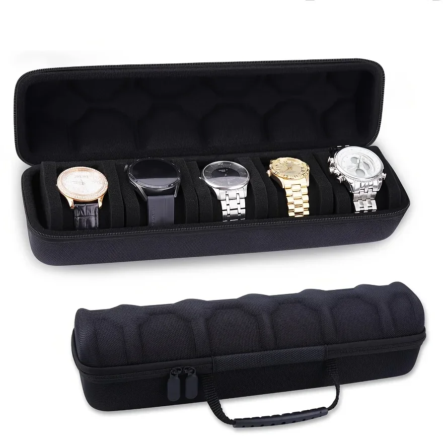 Watch Box Organizer For Men or Women Watch Travel Case Portable Storage Watch Display Holder for Wristwatches and Smart Watches watch storage box watch storage bag watch storage pouch