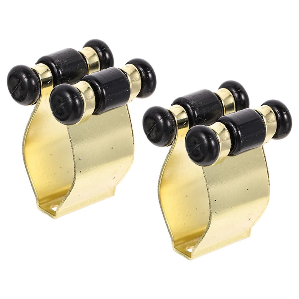 2Pcs Wall Rod Bracket Holder Wall Mount Pole Clip Metal Cue Holder Wall Cue Pole Clamp Fishing Rod Holder new 2pcs 5mp 8mp ir cut metal support camera hd 4mp 8mp filter m12 lens mount double filter switcher for 22mm cctv camera