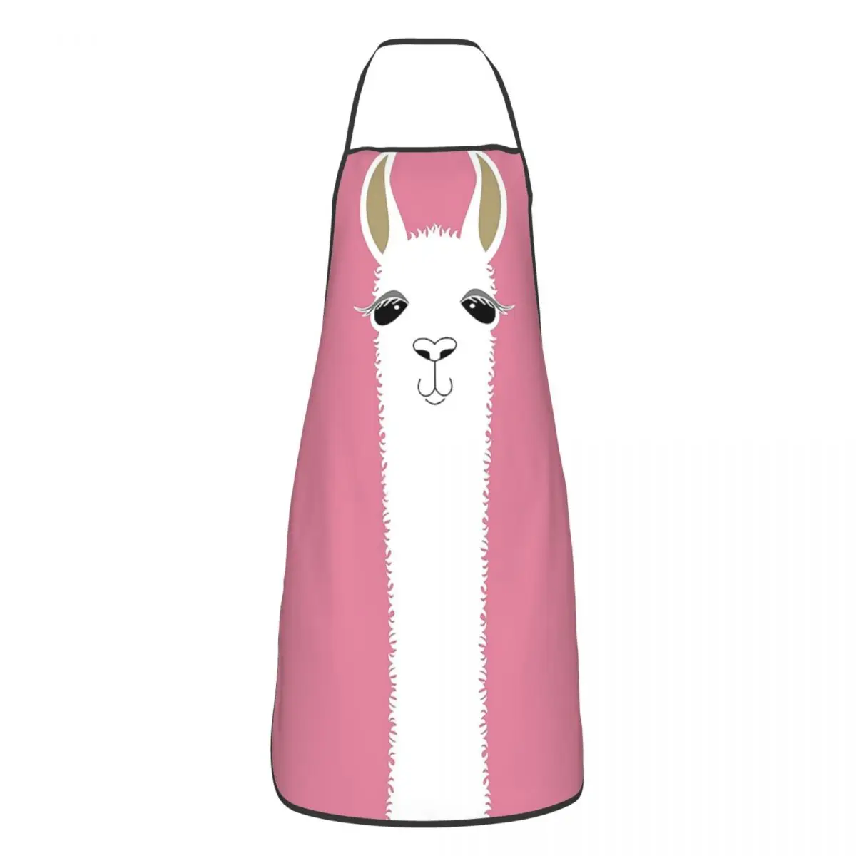 

LLAMA PORTRAIT #5 Apron Chef Cooking Baking Tablier Waterproof Bib Kitchen Cleaning Pinafore for Women Men Painting