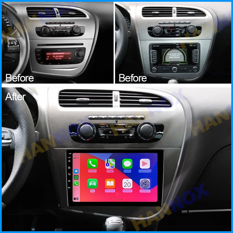 Dubbelzinnigheid Scepticisme Locomotief 9inch Screen Stereo Head Unit Android 12.0 Autoradio For Seat Leon  2005-2012 Navigation 2din Car Radio Gps Multimedia Player Rds - Car  Multimedia Player - AliExpress