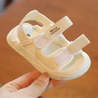 Summer Soft Bottom Children Sandals 1-4 Y Baby Boy Girl Beach Shoes Anti-kick Protection Head Toddler Functional Sandals G12183 5