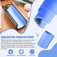 3 Pcs Sublimation Tumbler Wrap Silicone Sheets with Mug Press Bundle Accessories and Mug Press Sublimation Machine 2