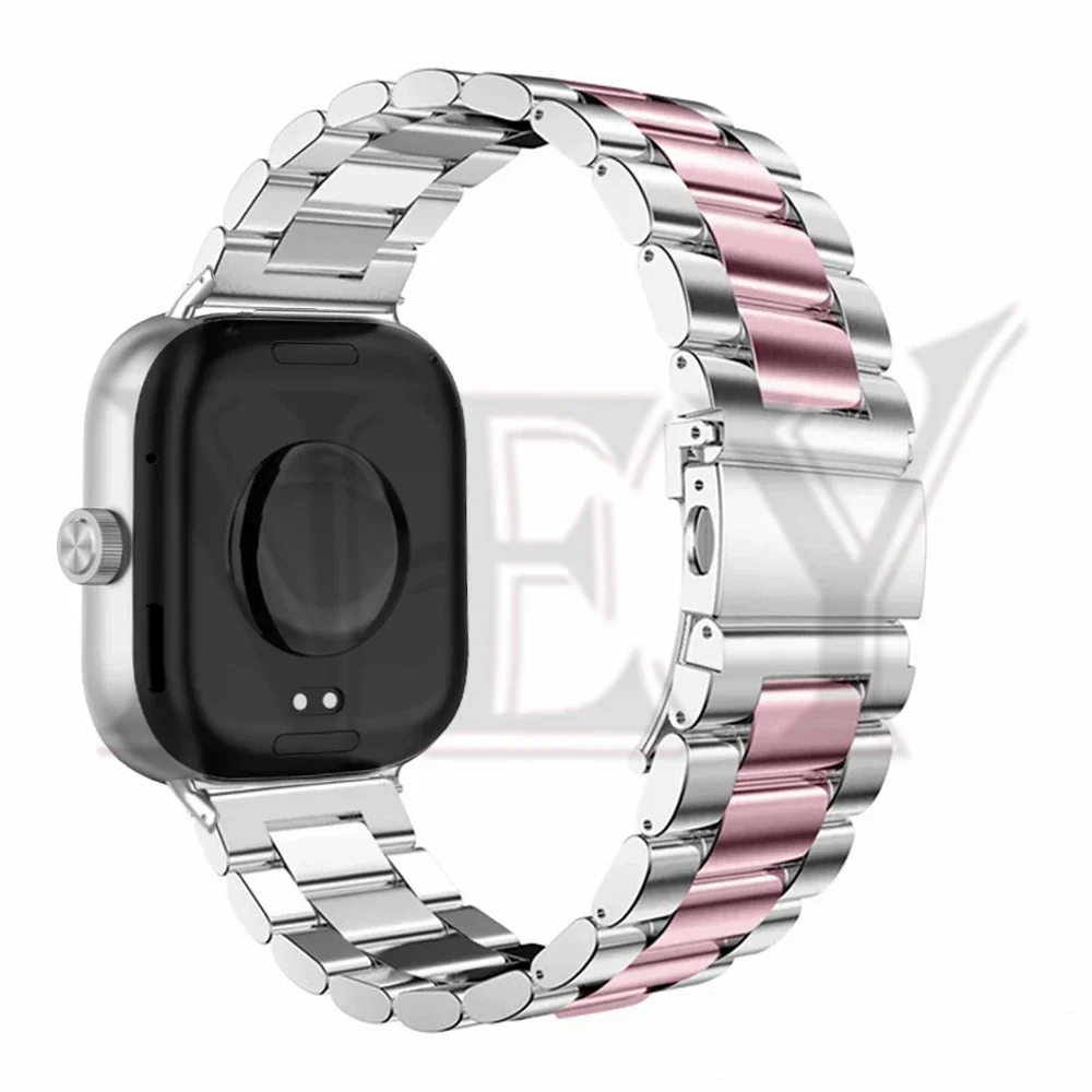Stainless Steel Smartwatch Band - Elegant Link Bracelet Strap